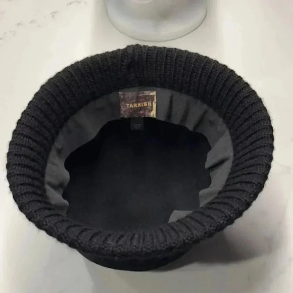 Black Wool Hat EUC by Tarnish Made in Italy - Picture 5 of 7